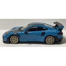 Автомодель Porsche 911 GT2 RS 2018 синій Bburago 1:43