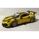 Автомодель Porsche 911 GT2 RS 2018 жовтий Bburago 1:43