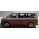 Автомодель VW T6 Multivan 2020 біло-коричневий Bburago 1:43