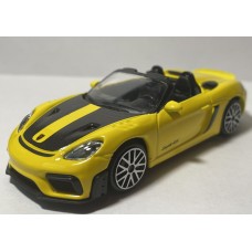 Автомодель Porsche 718 (982) Spyder RS 2024 жовтий Bburago 1:43