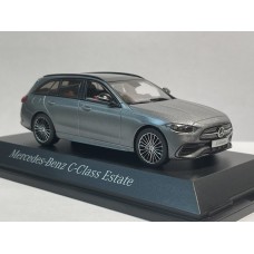 Автомодель Mercedes-Benz C-class T-model AMG S206 2021 сірий 1:43 Herpa