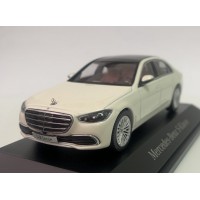 Автомодель Mercedes-Benz S-class V223 2020 білий 1:43 Herpa