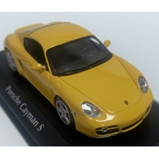 Автомодель Porsche Cayman S (987c) 2005 жовта Maxichamps 1:43