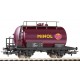 Вагон-цистерна Minol DR Piko 57754