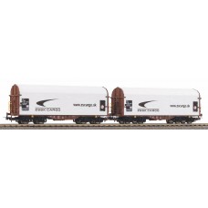 2-предметний комплект брезентових вагонів ZSSK Piko 58258