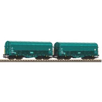 2 вагони розсувних брезентів FS Piko 58288
