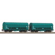 2 вагони розсувних брезентів FS Piko 58288