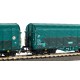 2 вагони розсувних брезентів FS Piko 58288